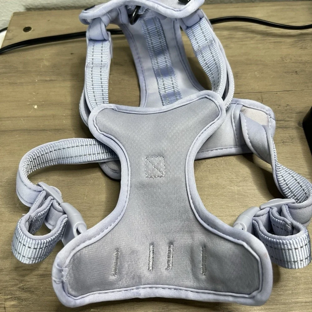 Boots & Barkley Reflective Comfort Dog Harness -‎ Medium - Periwinkle Blue EUC!
